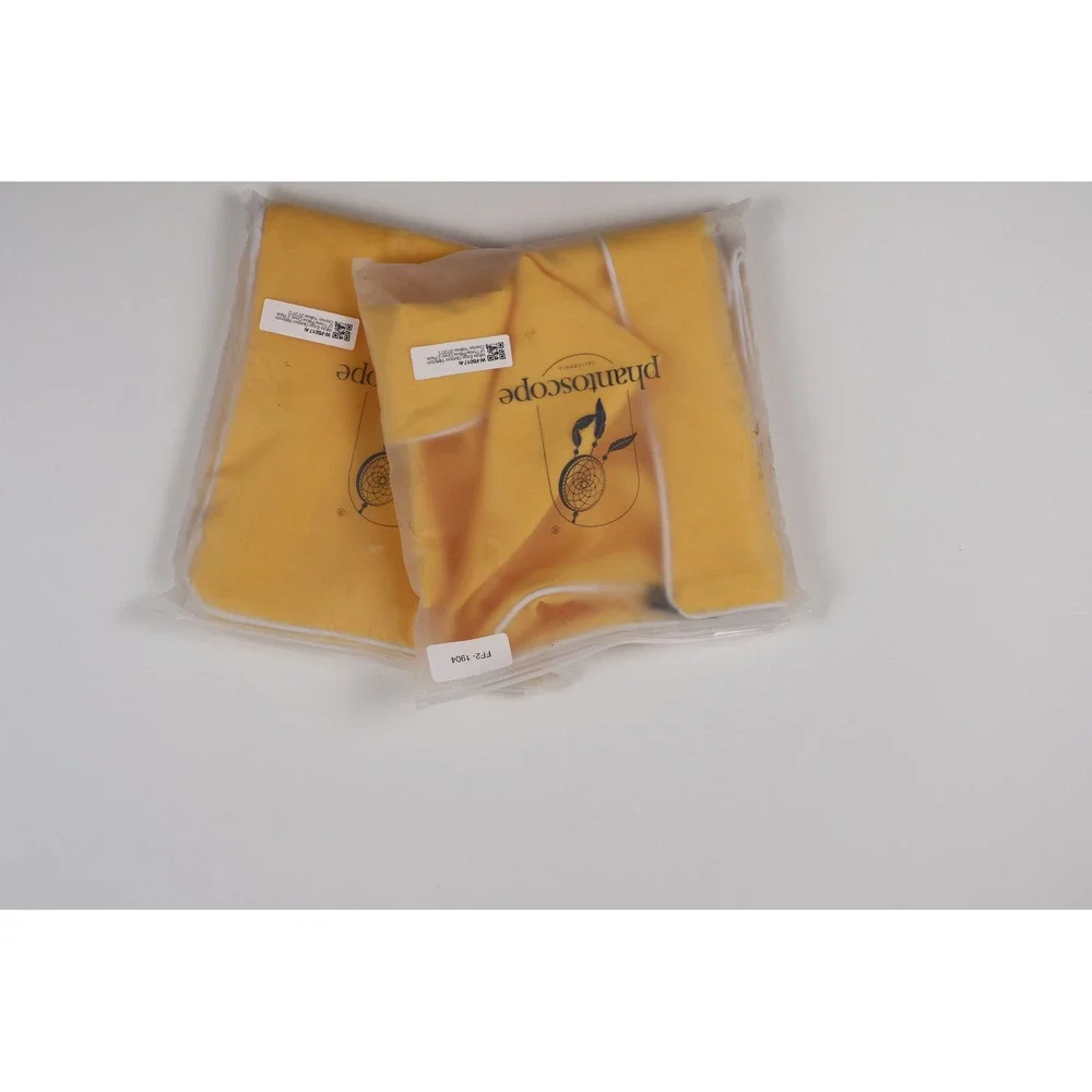Phantoscope Pillow Covers Set of 2 Yellow Solid 18x18 Canvas NWT
